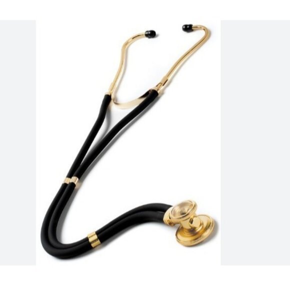 PRESTIGE MEDICAL Sprague Rappaport Stethoscope - Black/Gold -Model 122G - Picture 1 of 5
